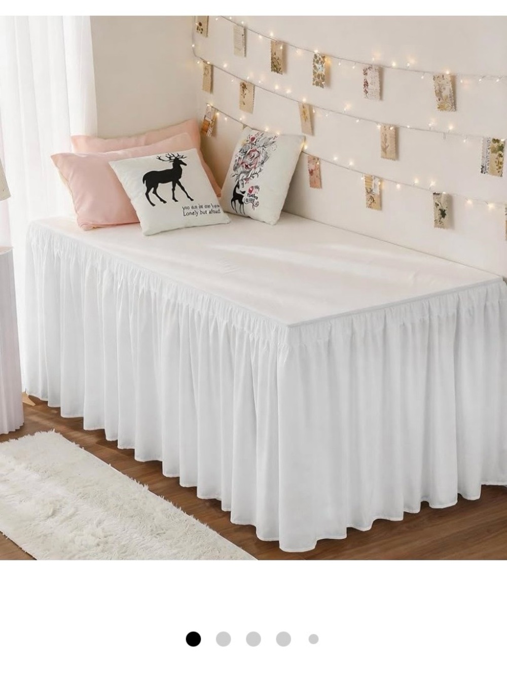 New in box XL Twin bed skirt